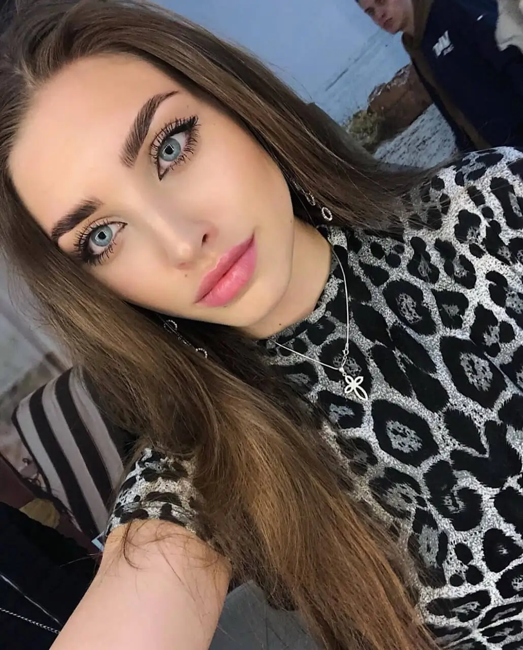 Eyebrow shaping, example of work